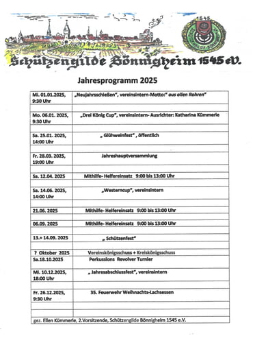 Jahresprogramm 2025 zum Runterladen